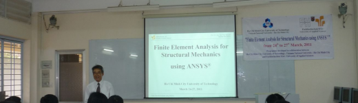 Khai giảng lớp Tính toán cấu trúc cơ học bằng chương trình Ansys (FA11-01)